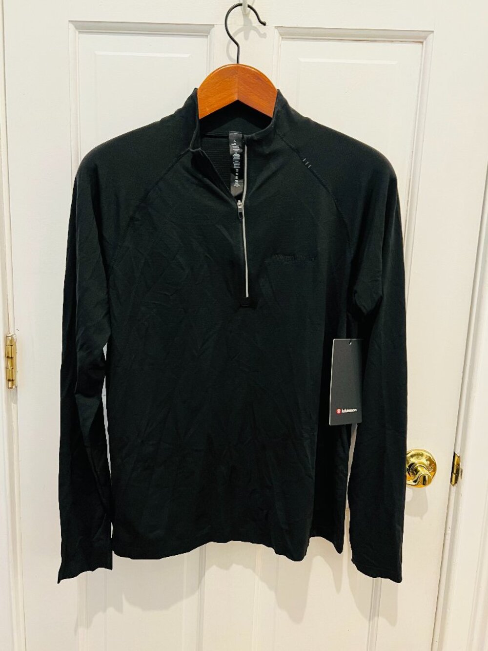 Rhone x Morgan Stanley Mens Long Sleeve Training Performance Reign Tee NWT